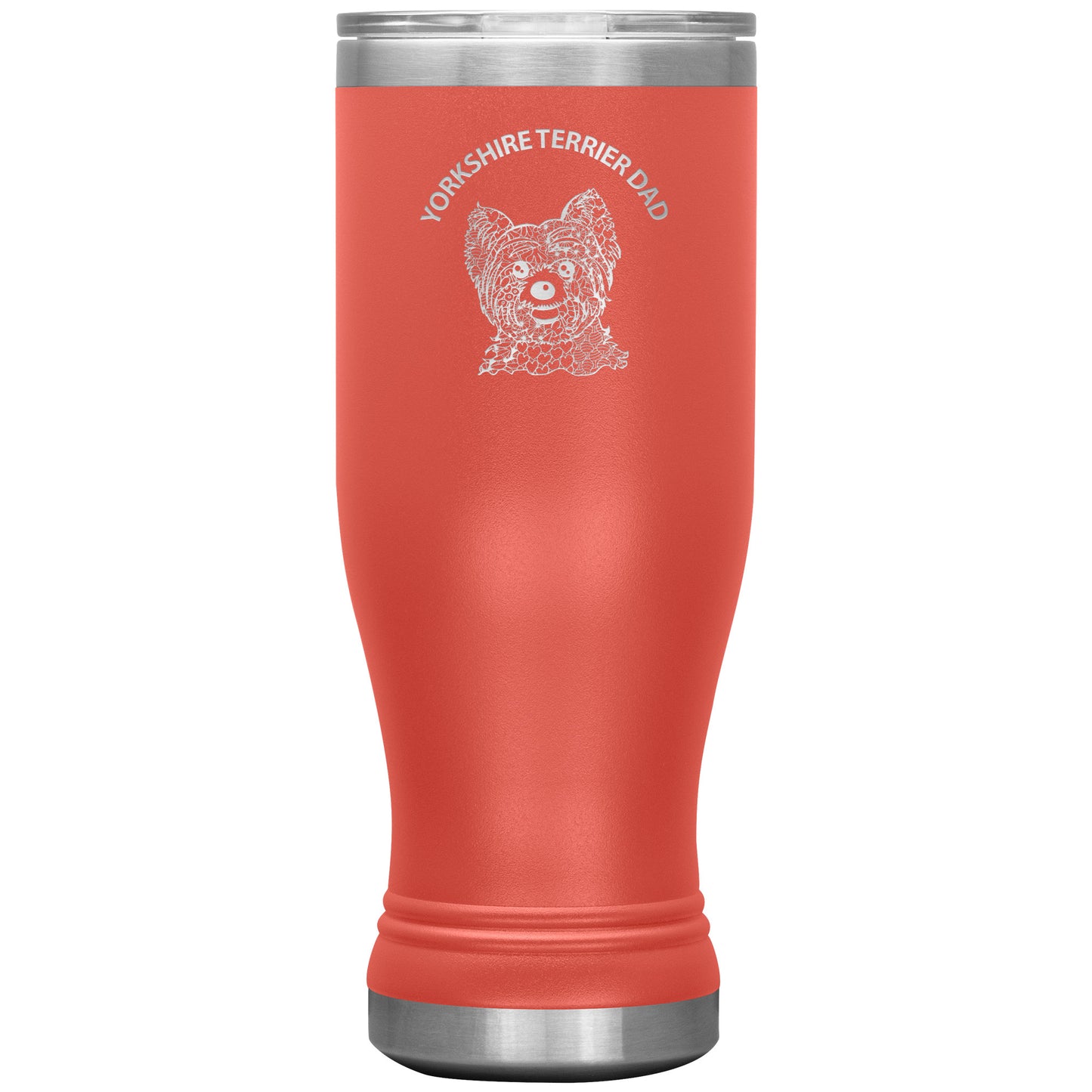 Yorkshire Terrier Dad 20oz BOHO Insulated Tumbler