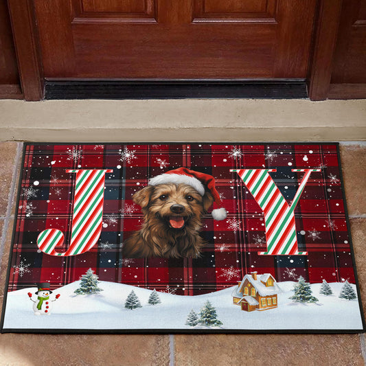 Australian Terrier Design Holidays / Christmas 2023 Collection Door Mats