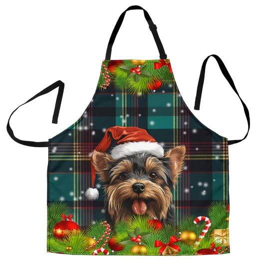 Yorkshire Terrier (Yorkie) Design Aprons With Christmas / Holidays Theme - 2023 Collection