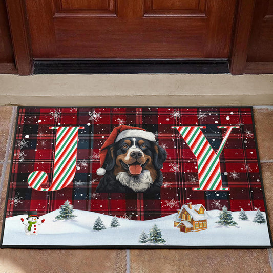Bernese Mountain Dog Design Holidays / Christmas 2023 Collection Door Mats