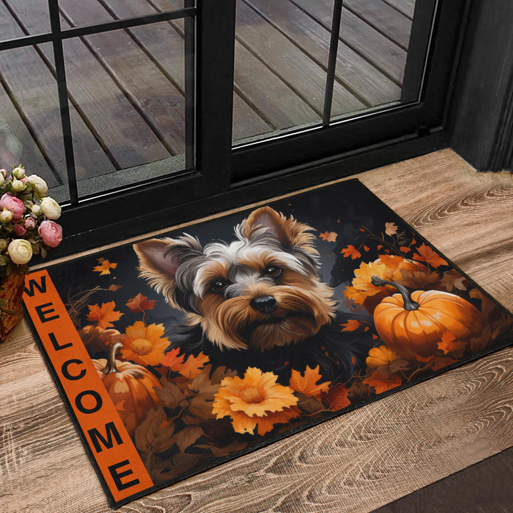 Yorkshire Terrier (Yorkie) Design Fall 2023 Collection Door Mats