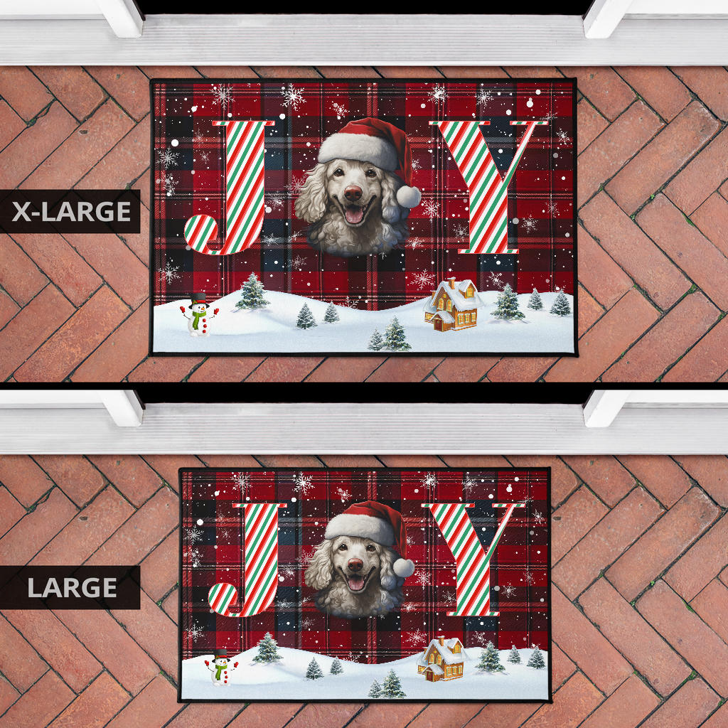 Poodle Design Holidays / Christmas 2023 Collection Door Mats