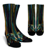 Whippet Design Socks With Colorful Background - Inspired Collection