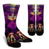 Irish Setter Design Socks With Colorful Background - Inspired Collection