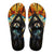 Pekingese Stained Glass Design Men's and Women's Flip Flops
