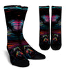Yorkiepoo Design Socks With Colorful Background - Inspired Collection