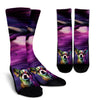 Chihuahua Design Socks With Colorful Background - Inspired Collection