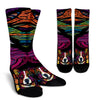 Corgi Design Socks With Colorful Background - Inspired Collection