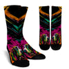 Basset Hound Design Socks With Colorful Background - Inspired Collection