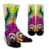 Goldendoodle Design Socks With Colorful Background - Inspired Collection