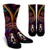 Basset Hound Design Socks With Colorful Background - Inspired Collection