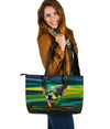 Chihuahua Design Large Leather Tote Bag - Inspired Collection