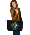 Dalmatian Design Large Leather Tote Bag - Inspired Collection
