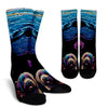 Labradoodle Design Socks With Colorful Background - Inspired Collection