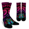 Greyhound Design Socks With Colorful Background - Inspired Collection