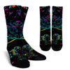 German Shorthaired Pointer Design Socks With Colorful Background - Inspired Collection