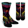 Shar Pei Design Socks With Colorful Background - Inspired Collection