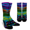 Pekingese Design Socks With Colorful Background - Inspired Collection