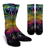 Scottish Terrier Design Socks With Colorful Background - Inspired Collection