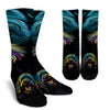 Labradoodle Design Socks With Colorful Background - Inspired Collection