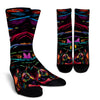 Belgian Malinois Design Socks With Colorful Background - Inspired Collection