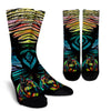 German Shepherd Design Socks With Colorful Background - Inspired Collection