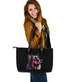 Australian Terrier Design Large Leather Tote Bag - Inspired Collection