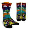 Boxer Design Socks With Colorful Background - Inspired Collection