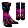 Australian Terrier Design Socks With Colorful Background - Inspired Collection