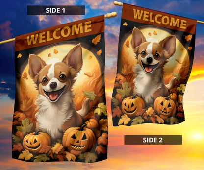 Chihuahua Design Garden and House Flags - 2023 Fall Collection
