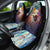 Samoyed Stained Glass Design Car Seat Covers