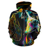 Springer Spaniel Design All Over Print Colorful Background Zip-Up Hoodies - Inspired Collection