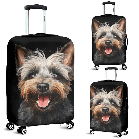 Cairn Terrier Watercolor Design Luggage Covers
