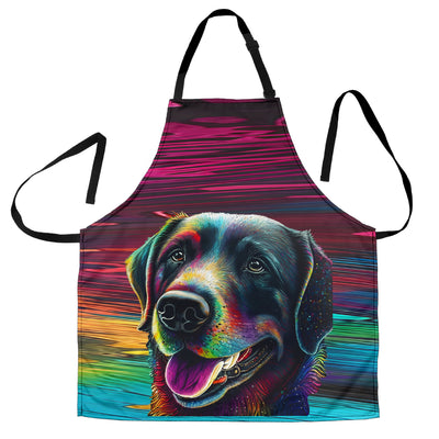 Labrador Design Colorful Background Aprons - Inspired Collection
