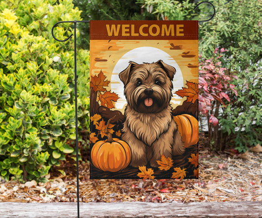 Wheaton Terrier Design Garden and House Flags - 2023 Fall Collection