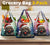 Pekingese Design 3 Pack Grocery Bags - 2023 Holiday - Christmas Print