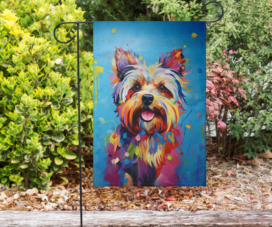 Yorkshire Terrier (Yorkie) Design Garden Flag and House Flags - Summer 2023 Collection