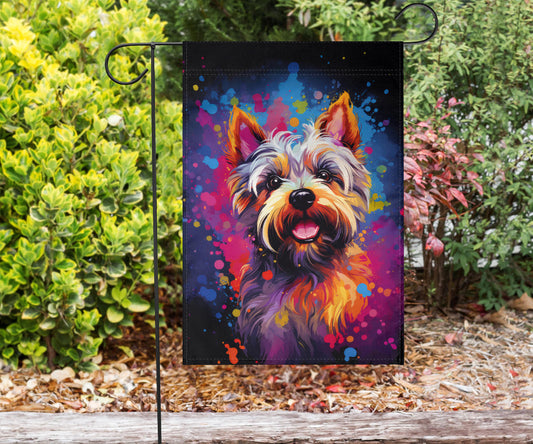 Cairn Terrier Design Garden Flag and House Flags - Summer 2023 Collection