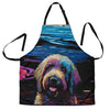 Labradoodle Design Colorful Background Aprons - Inspired Collection