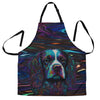 Cavalier King Charles Spaniel Design Colorful Background Aprons - Inspired Collection