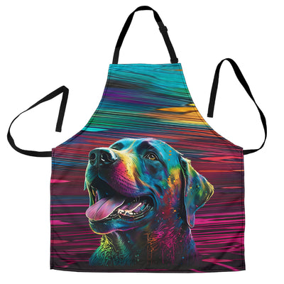 Labrador Design Colorful Background Aprons - Inspired Collection