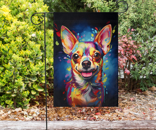 Chihuahua Design Garden Flag and House Flags - Summer 2023 Collection