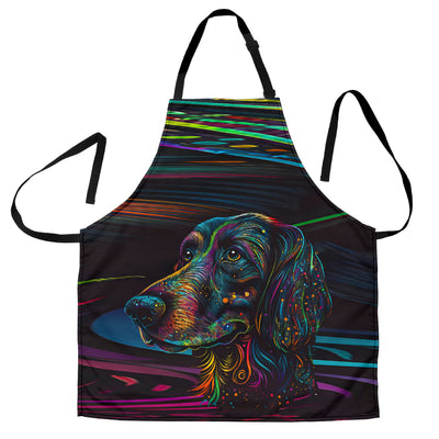 Dachshund Design Colorful Background Aprons - Inspired Collection