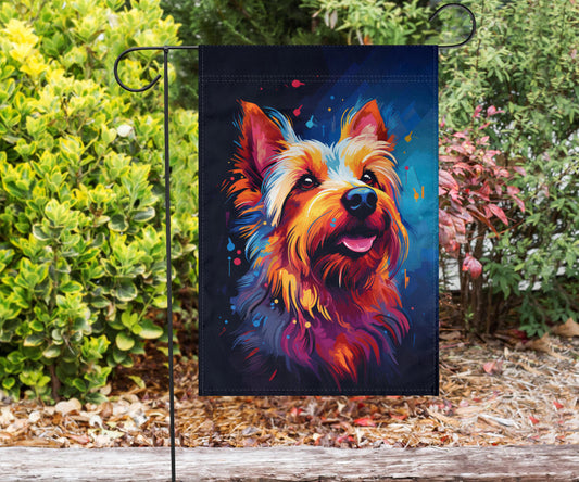 Australian Terrier Design Garden Flag and House Flags - Summer 2023 Collection