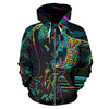 German Shorthaired Pointer Design All Over Print Colorful Background Zip-Up Hoodies - Inspired Collection