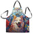 Samoyed Stained Glass Design Aprons