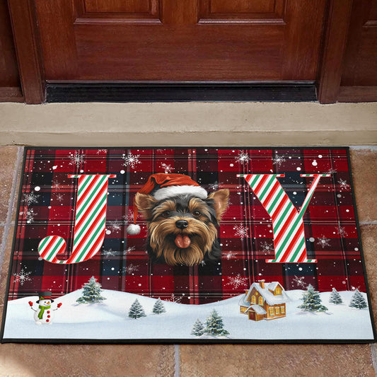 Yorkshire Terrier (Yorkie) Design Holidays / Christmas 2023 Collection Door Mats