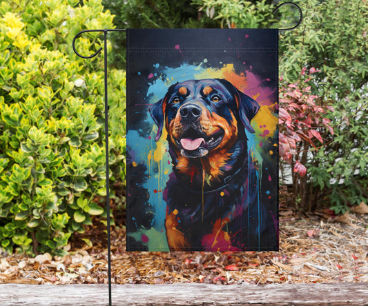 Rottweiler Design Garden Flag and House Flags - Summer 2023 Collection