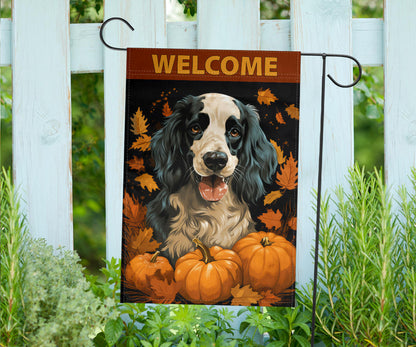 English Setter Design Garden and House Flags - 2023 Fall Collection