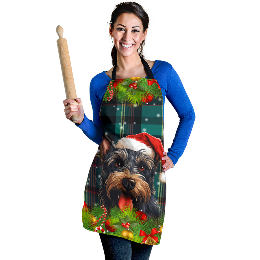 Scottish Terrier Design Aprons With Christmas / Holidays Theme - 2023 Collection